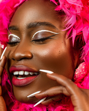 smiling local resident portrait